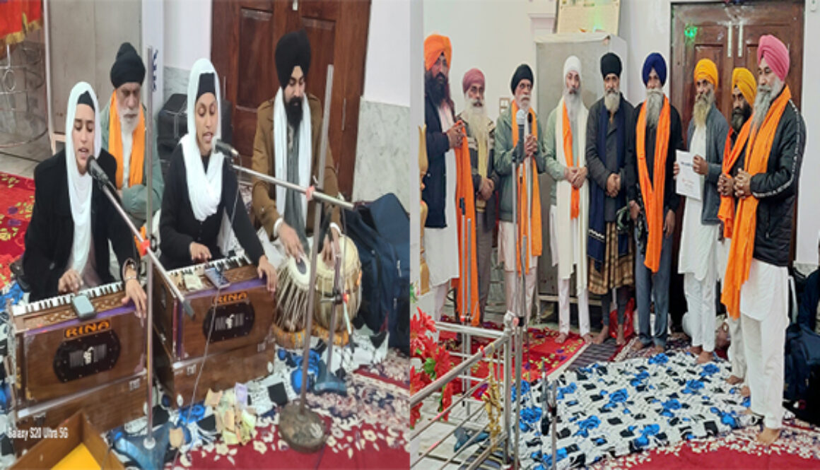 ਸ਼ਹੀਦ ਭਾਈ ਸਰਵਣ ਸਿੰਘ ਜੀ ਦੇ ਜਨਮ ਦਿਨ ਨੂੰ ਸਮਰਪਿਤ 3 ਰੋਜਾ ਗੁਰਮਤਿ ਸਮਾਗਮ ਪਿੰਡ ਵਾੜਾ ਸ਼ੇਰ ਸਿੰਘ ਗੁਰਦੁਆਰਾ ਬਾਬਾ ਬੀਰ ਸਿੰਘ ਵਿਖੇ ਪਹਿਲੇ ਦਿਨ ਦੀਵਾਨ ਸਜੇ।