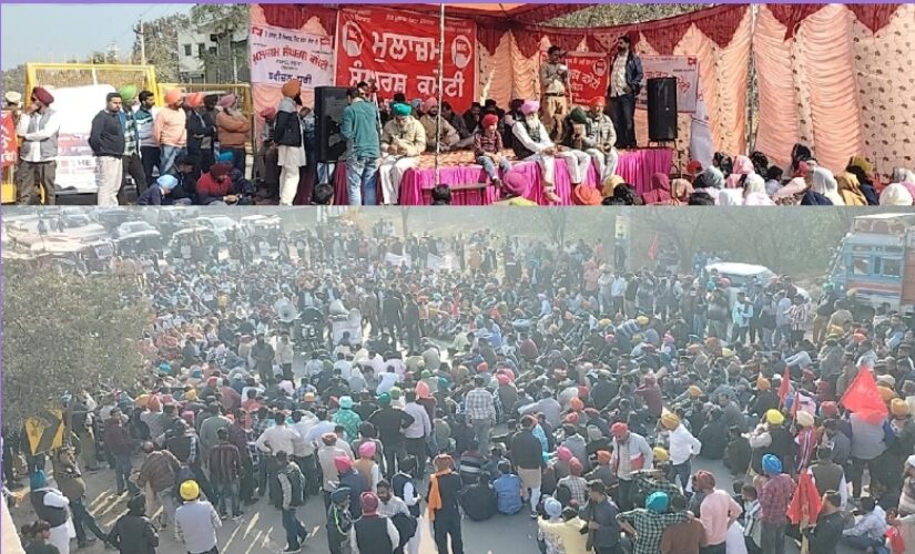 ਮੁੱਖ ਮੰਤਰੀ ਦੇ ਹਲਕੇ ਚ ਗਰਜੇ ਮੁਲਾਜ਼ਮ ਸੰਘਰਸ਼ ਕਮੇਟੀ ਦੇ ਆਗੂ,ਮੰਗਾਂ ਨਾ  ਮੰਨੀਆਂ ਤਾਂ ਸੰਘਰਸ਼ ਨੂੰ ਹੋਰ ਵੀ ਤਿੱਖਾ ਕੀਤਾ ਜਾਵੇਗਾ