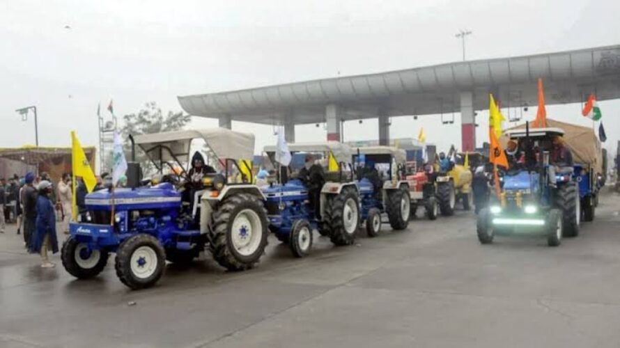 ਰਾਸ਼ਟਰੀ ਅਤੇ ਰਾਜ ਮਾਰਗਾਂ ‘ਤੇ ਅਜ ਰਾਤ 12 ਵਜੇ ਤੋਂ ਸ਼ਾਮ 4 ਵਜੇ ਤਕ ਹੋਵੇਗਾ ਟਰੈਕਟਰ ਪ੍ਰਦਰਸ਼ਨ: ਸੰਯੁਕਤ ਕਿਸਾਨ ਮੋਰਚਾ