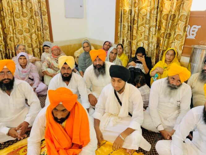  ਸ੍ਰ ਹਰਭਜਨ ਸਿੰਘ ਧਰਮੀ ਫੌਜੀ ਸੈਦਪੁਰ ਦੇ ਸ਼ਰਧਾਂਜਲੀ ਸਮਾਗਮ ਤੇ ਇੰਟਰਨੈਸ਼ਨਲ ਪੰਥਕ ਦਲ ਵੱਲੋਂ ਭਰੀ ਗਈ ਹਾਜਰੀ।