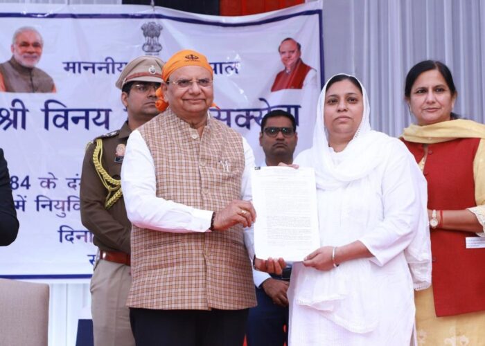 Delhi LG Provides Job Appointment Letters to 47 Victims of 1984 Sikh Massacre.