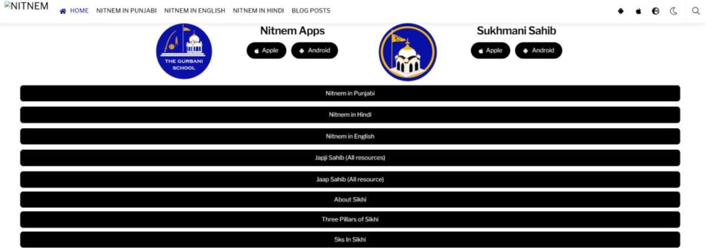 New Website nitnem.co.uk Officially Launched for Sikh Prayers and Resources.