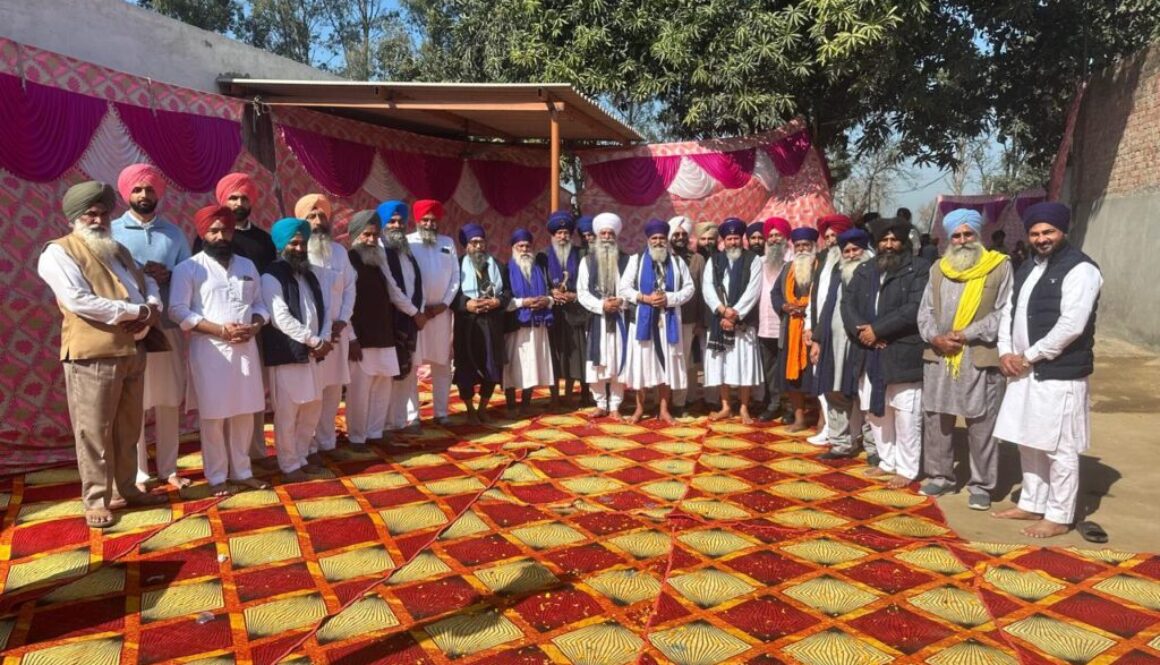 “International Panthic Dal Attends Gurmat Samagam at the Residence of Bhai Satnam Singh Ji Saido Lehal Wale”