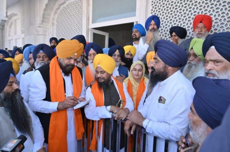 Five-Member Recruitment Committee Begins Process with Prayers and Chants Honoring Sri Akal Takht and Sikh Panth