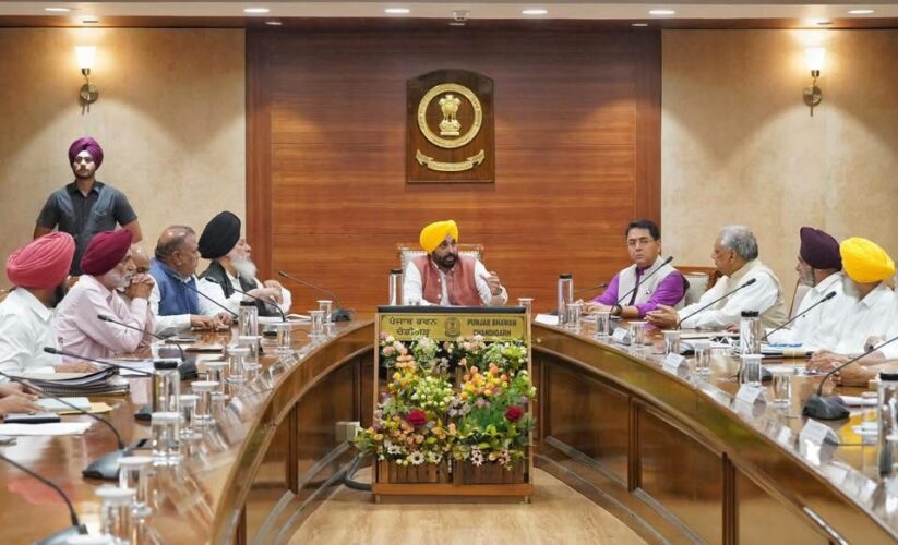 All-Party Meeting at Punjab Bhawan: CM Mann Praised on Water Issue, Not a Drop to Haryana