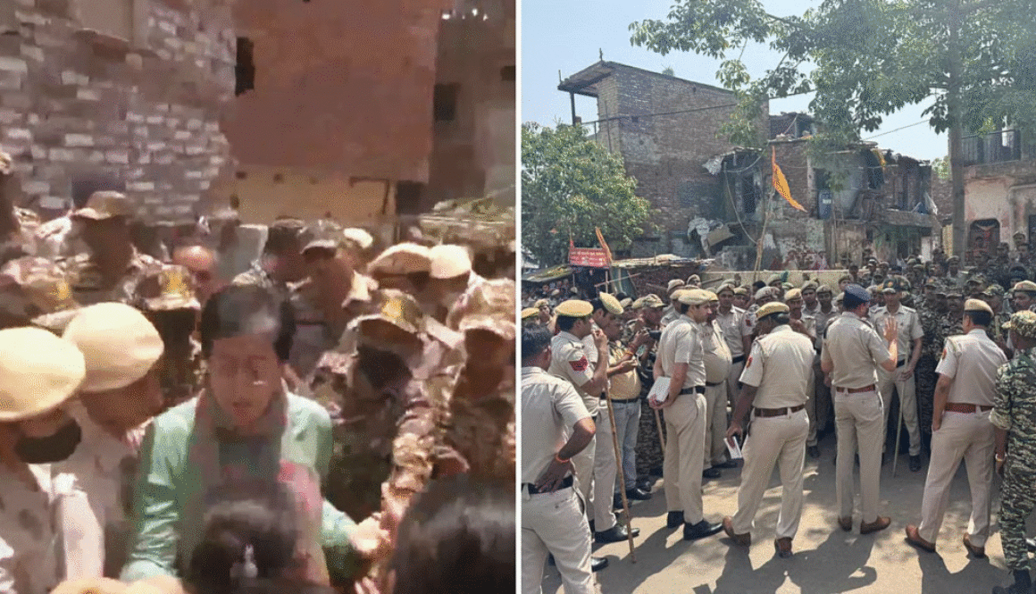 Former CM Atishi detained by Delhi Police during protest over house demolition in Kalkaji