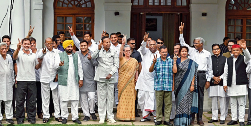 Arvind Kejriwal denies alliance with Congress, issues clarification on INDIA bloc.