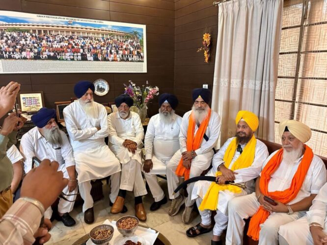 Norway’s Harinder Singh Khalsa and SSF President Major Singh Join Under Leadership of Party Chief Jathedar Giani Harpreet Singh