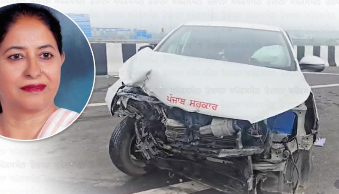 AAP MLA Rajinderpal Kaur Chhina Injured in Ludhiana Accident; Car Hits Divider on Return from Delhi, Hospitalized