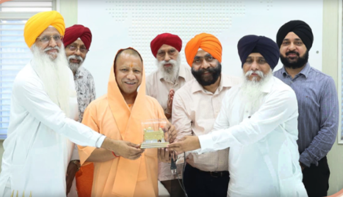 SGPC delegation invites UP CM Yogi Adityanath to 350th martyrdom anniversary events.