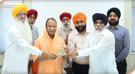 SGPC delegation invites UP CM Yogi Adityanath to 350th martyrdom anniversary events.