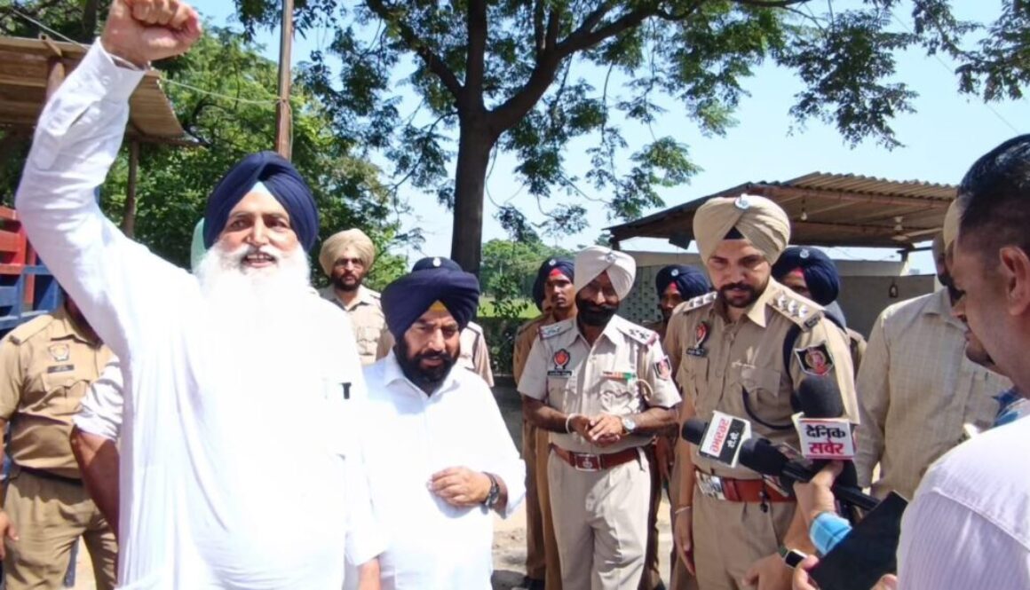 Nabha Jail: Virsa Singh Valtoha Protests After Denied Permission to Meet Bikram Majithia
