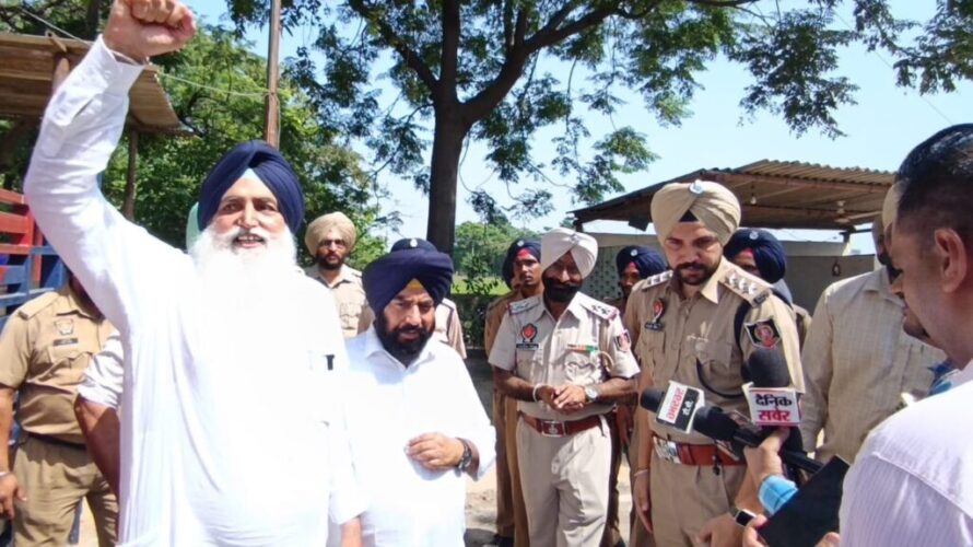 Nabha Jail: Virsa Singh Valtoha Protests After Denied Permission to Meet Bikram Majithia