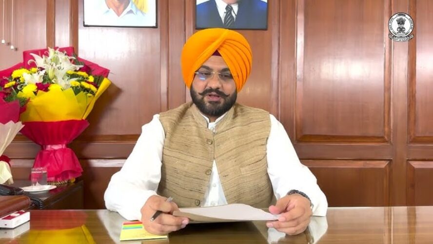 Cabinet Minister Tarunpreet Singh Sand shares details of flood-hit people: 30 villages in Fazilka affected, 123 km of roads damaged.