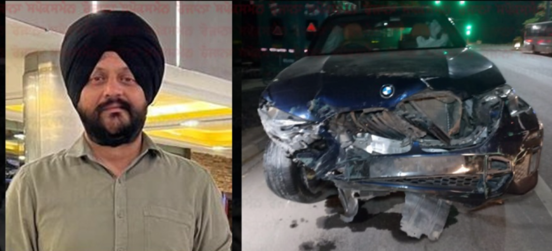Finance Ministry Deputy Secretary Navjot Singh Dies in Road Accident; BMW Hits Car