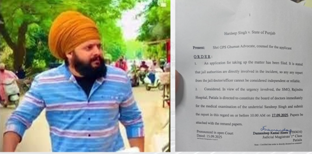 Court Seeks Health Report of Sandeep Singh Lodged in Patiala Jail in Soori Murder Case