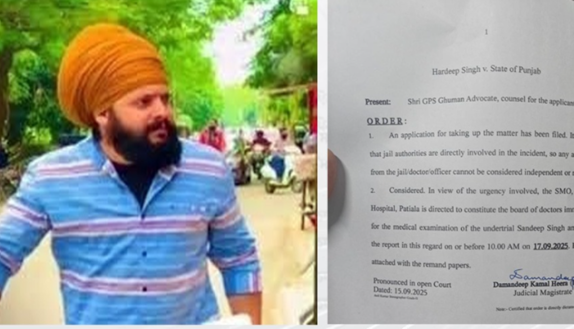 Court Seeks Health Report of Sandeep Singh Lodged in Patiala Jail in Soori Murder Case