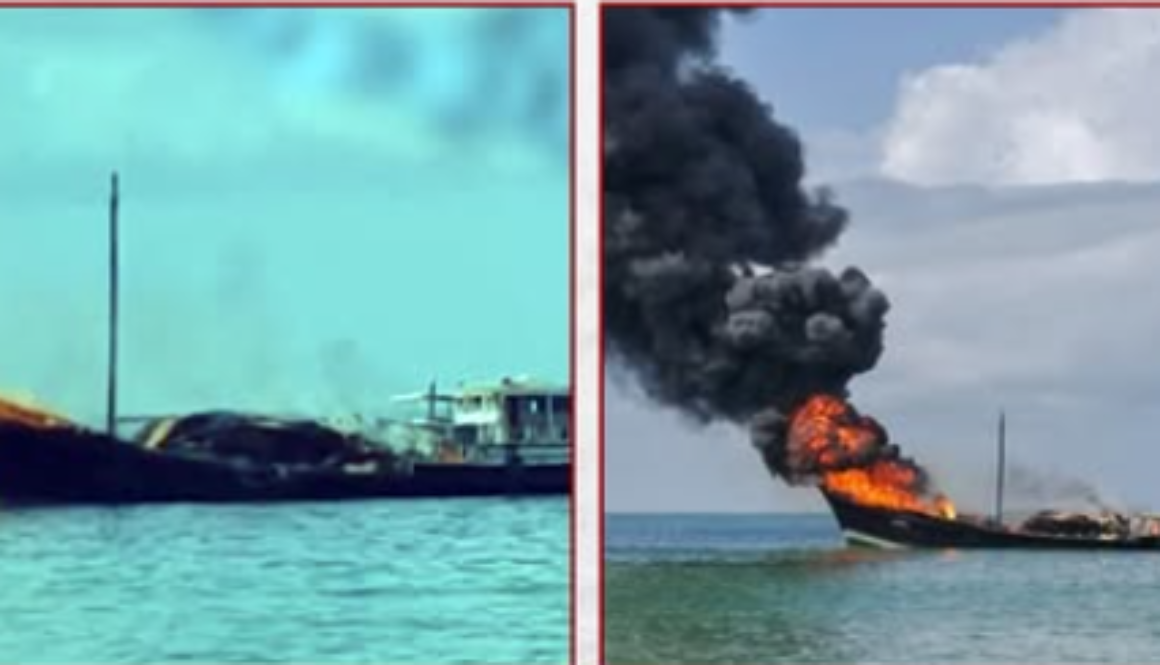 Cargo Ship Catches Fire Near Porbandar, Gujarat; 14 Crew Members Rescued
