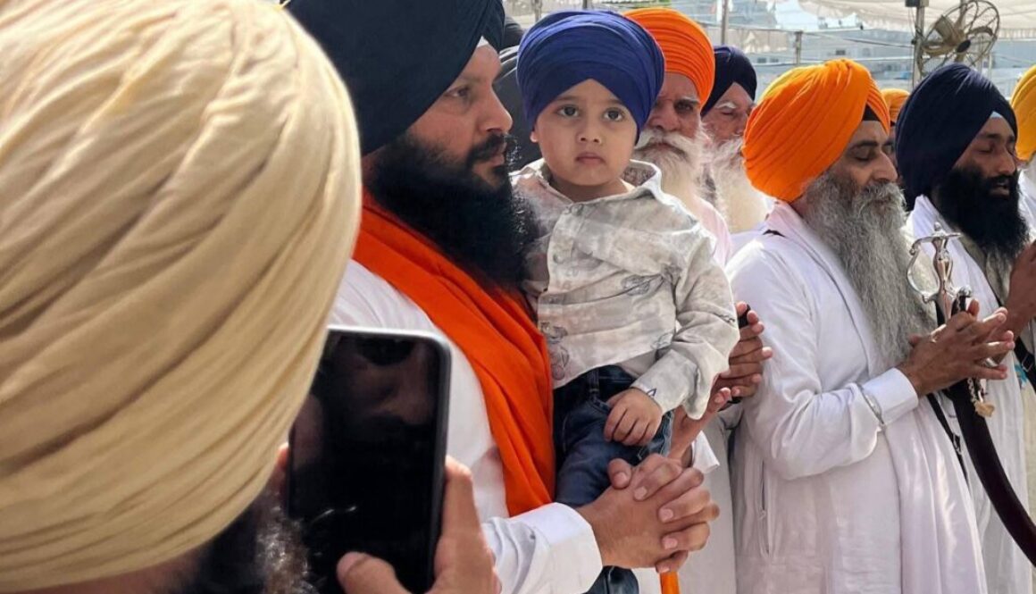 Tarn Taran by-election: Bhai Mandeep Singh, along with Akali Dal Waris Punjab leadership, bowed at Akal Takht Sahib to commence the election campaign.