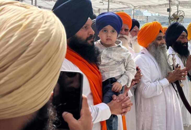 Tarn Taran by-election: Bhai Mandeep Singh, along with Akali Dal Waris Punjab leadership, bowed at Akal Takht Sahib to commence the election campaign.