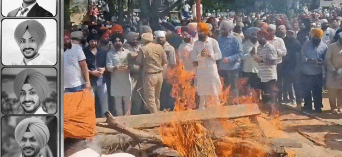Last rites of Rajvir Jawanda: Family and artists break down in tears; mourning spreads across the Punjabi music industry.