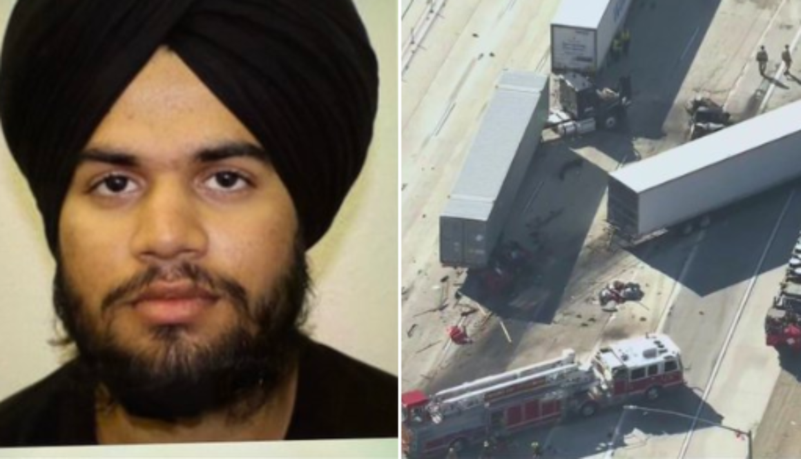 21-Year-Old Punjabi Truck Driver Crashes into Vehicles in US: 3 Killed, Jashanpreet Singh Arrested