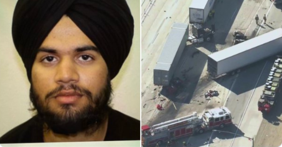 21-Year-Old Punjabi Truck Driver Crashes into Vehicles in US: 3 Killed, Jashanpreet Singh Arrested