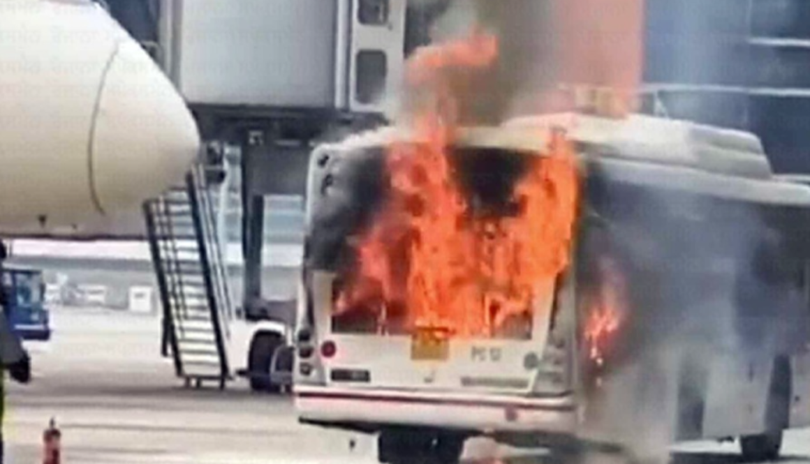 Air India Bus Catches Fire at Delhi Airport: Incident Near T3 Aircraft, Quickly Controlled with No Injuries