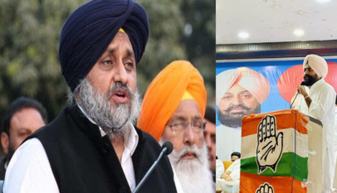 Sukhbir Badal Tweets at Raja Warring: ‘Those Calling Indira Gandhi Mother Brought Sikhs to Ruin’ – Jas Karan Kahlon Retaliates, ‘You Pushed Sikhs into Drugs’
