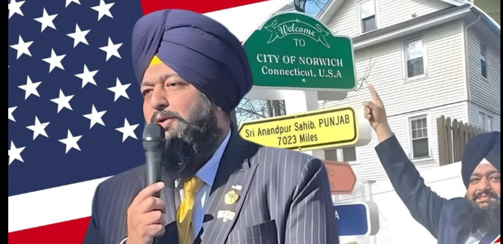 Historic Win: Swarnjit Singh Khalsa Becomes First Sikh Mayor of Norwich, Connecticut