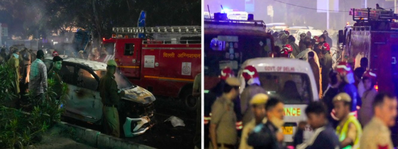 8 Dead in Car Blast Near Red Fort: 24 Injured in 6 Explosions, High Alert in Delhi