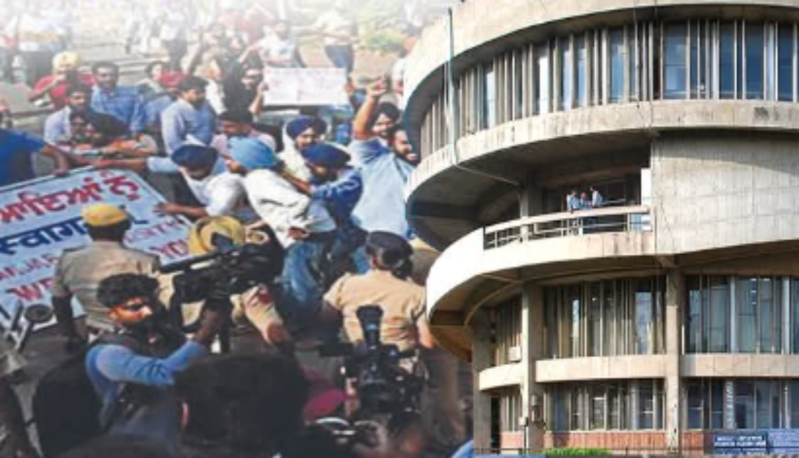 “Punjab University Bachao Morcha” announces agitation, calls for statewide gheraos of BJP offices.