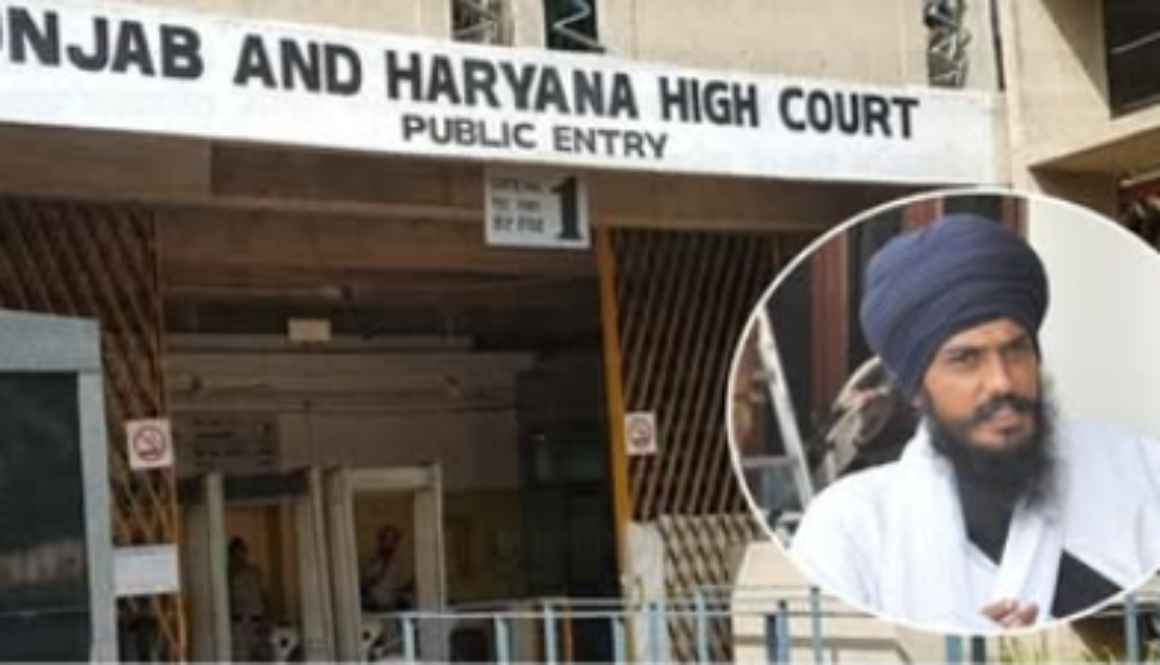 MP Amritpal Singh Challenges Punjab’s Parole Denial in P&H HC: Seeks Release for Winter Session (Dec 1-19)