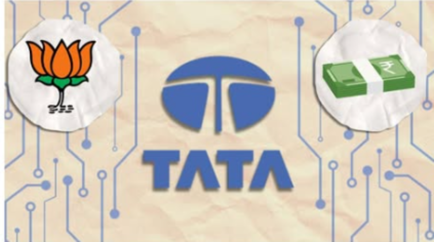 Tata Becomes BJP’s Biggest Donor Just Weeks After ₹44,000 Cr Subsidy – ₹758 Cr Donation in Election Month