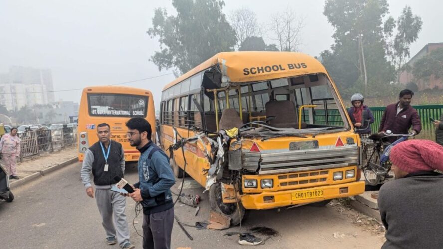 Mohali school bus