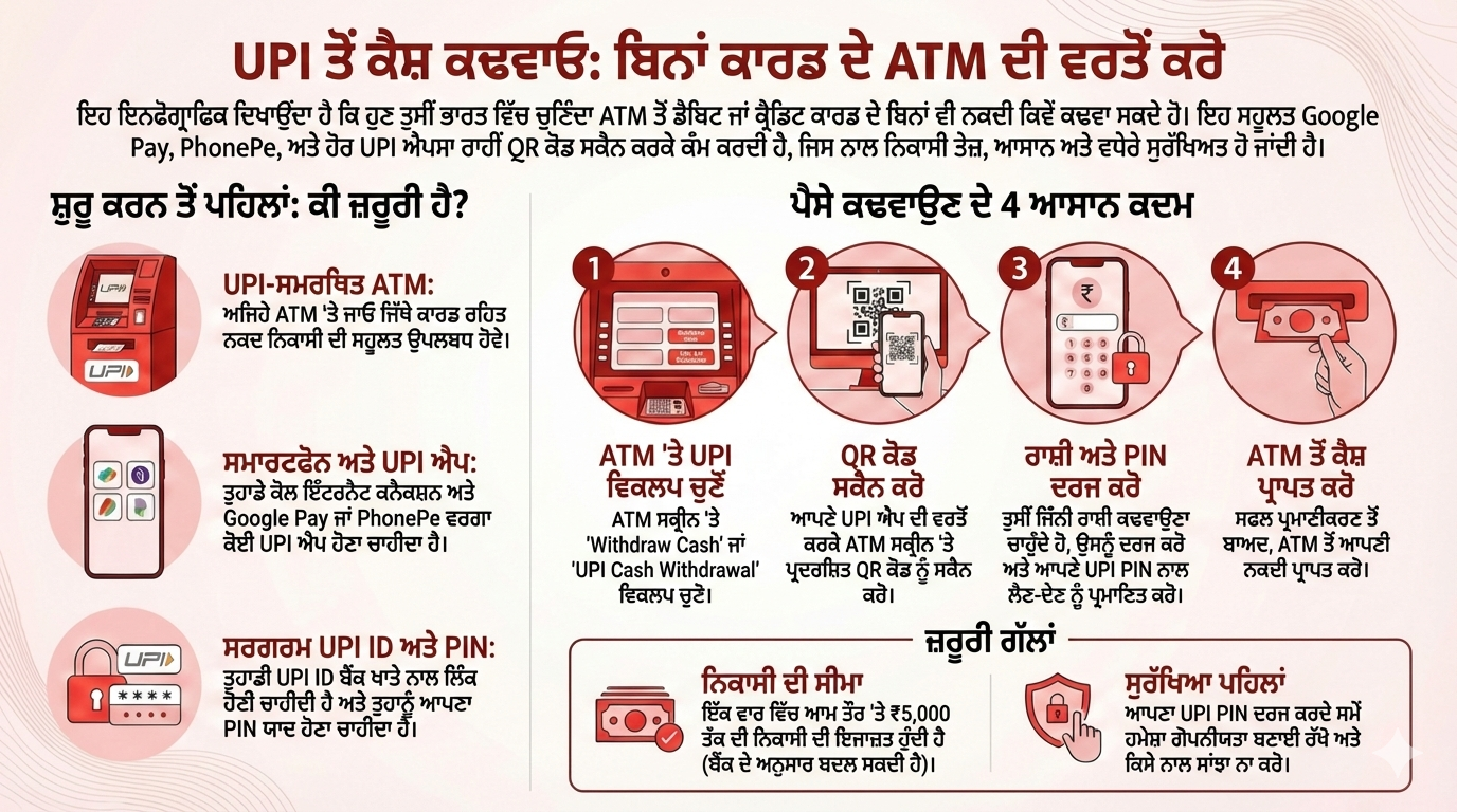 New UPI Cardless Cash Withdrawal Feature Launched – No Need for ATM Card Anymore