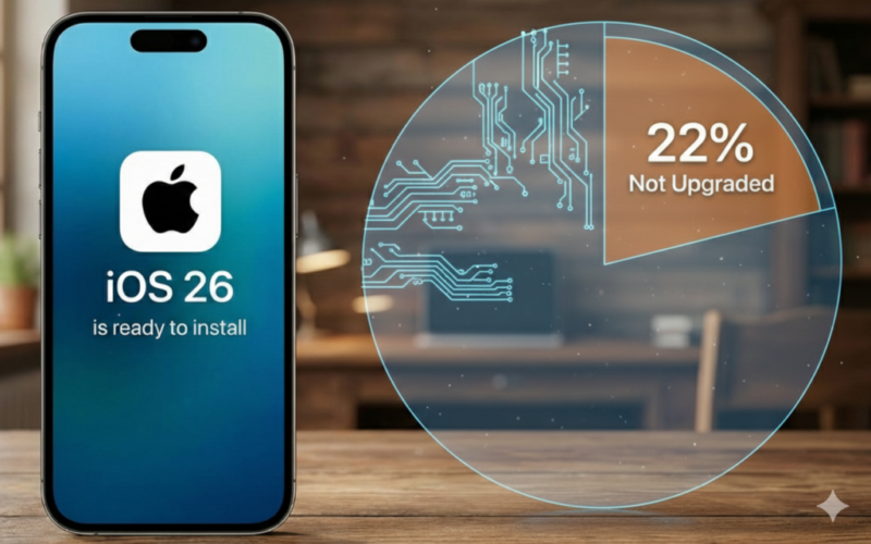 22% iPhone Users Still Avoiding iOS 26 – Liquid Glass Design, Battery Drain & Bugs Main Reasons