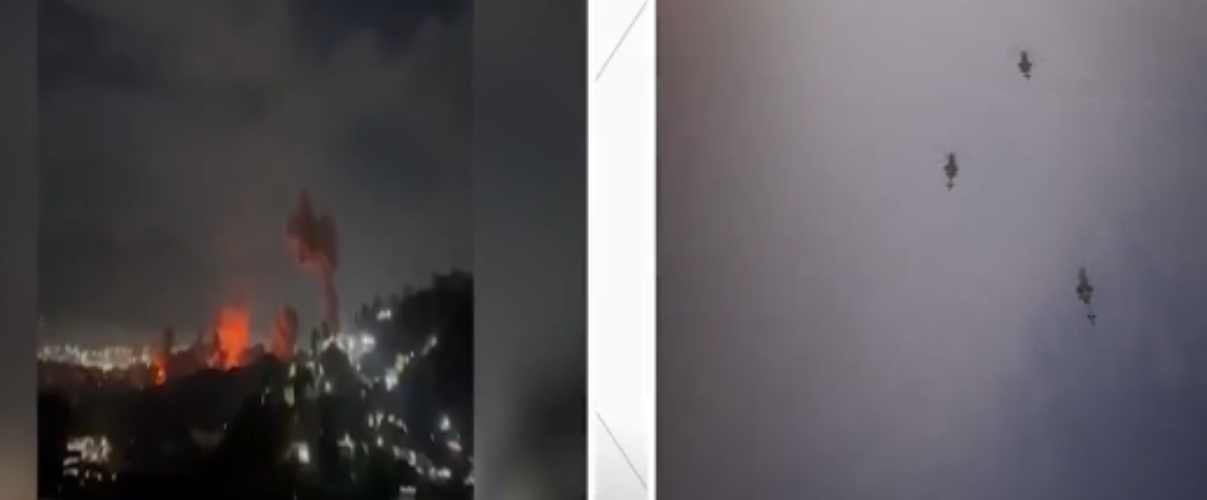 US Strikes Military Base