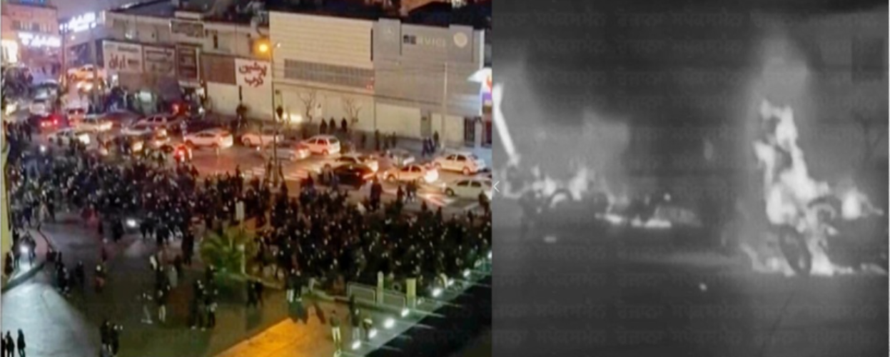 Protests in 100 Iranian Cities