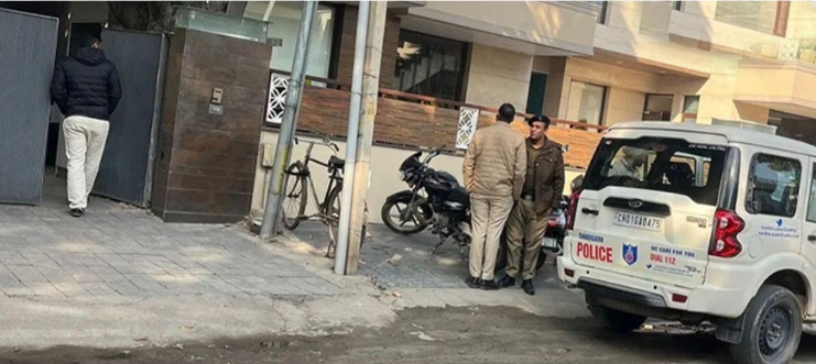 Firing at Builder Ankit Sadhana’s House in Chandigarh Sector-21