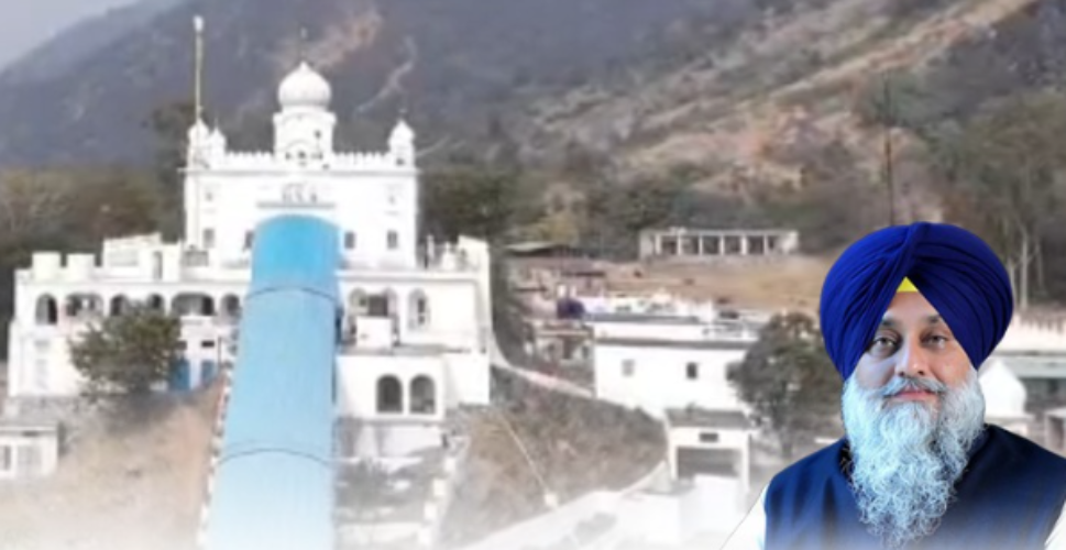 Sukhbir Singh Badal Gets Entry Tax Waived for Sangat Visiting Gurdwara Guru Ka Lahore in Himachal