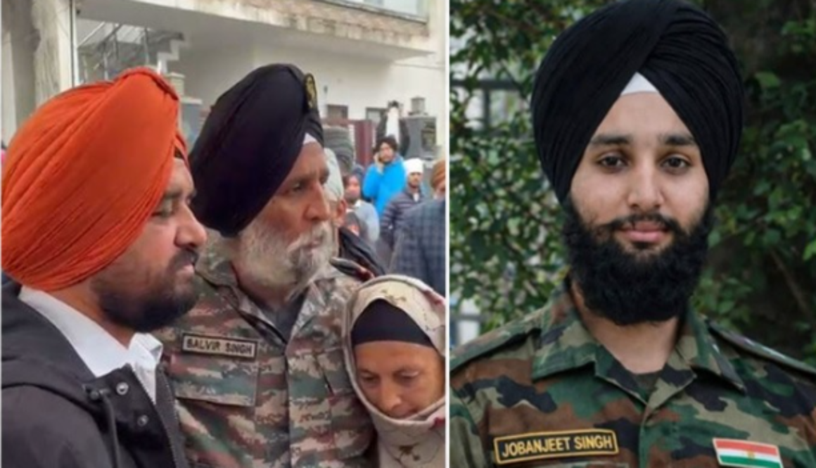 Father Wears Army Uniform to Bid Last Farewell to Martyr Son Jobanjit Singh