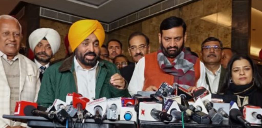 SYL Canal Issue: Meeting Between Punjab CM Bhagwant Mann and Haryana CM Naib Saini in Chandigarh