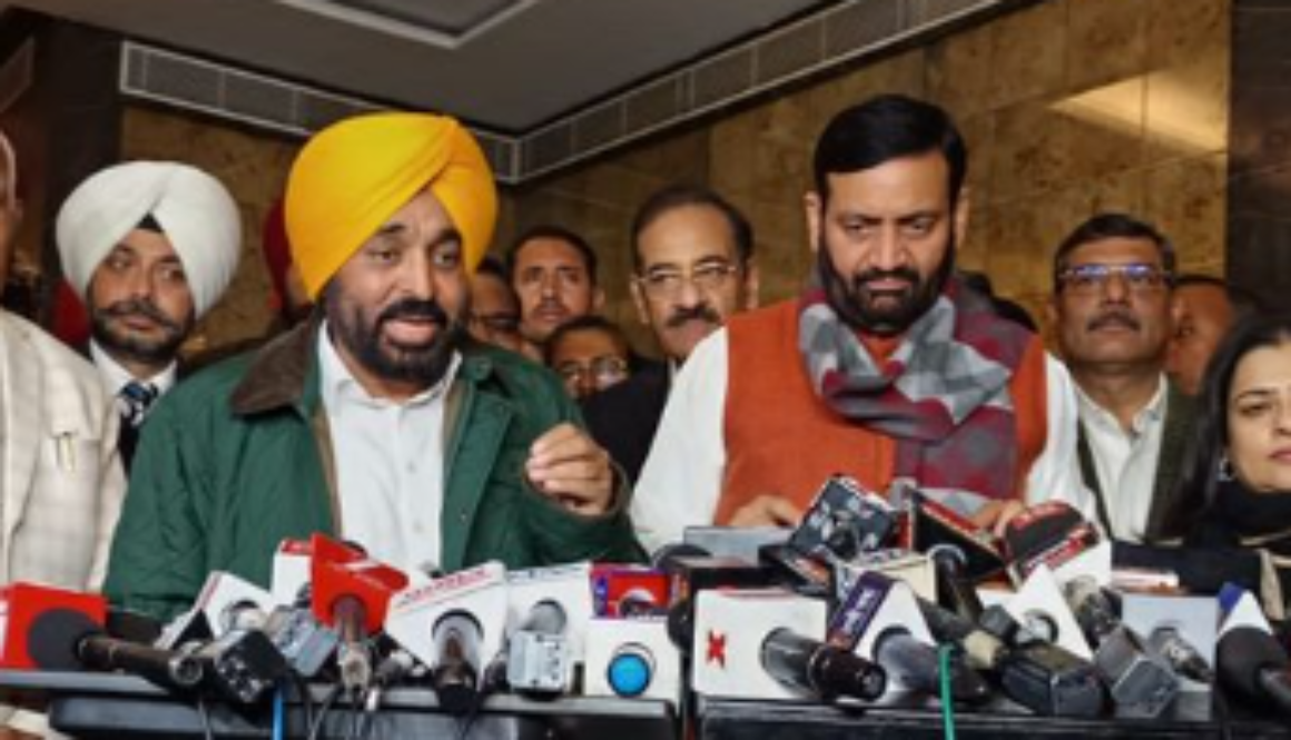 SYL Canal Issue: Meeting Between Punjab CM Bhagwant Mann and Haryana CM Naib Saini in Chandigarh