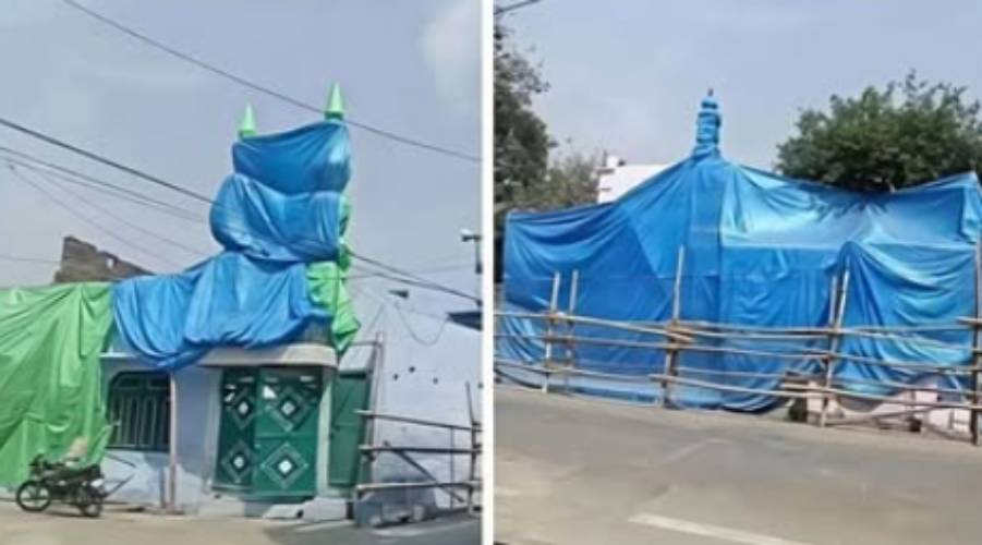 92 Masjids Covered with Tarpaulins in Shahjahanpur