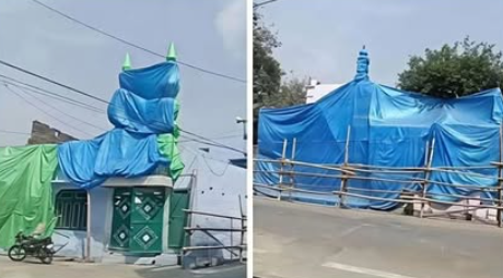 92 Masjids Covered with Tarpaulins in Shahjahanpur