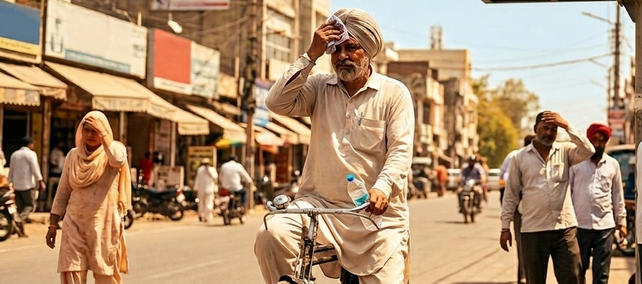 Punjab Heatwave March 2026 temperature city
