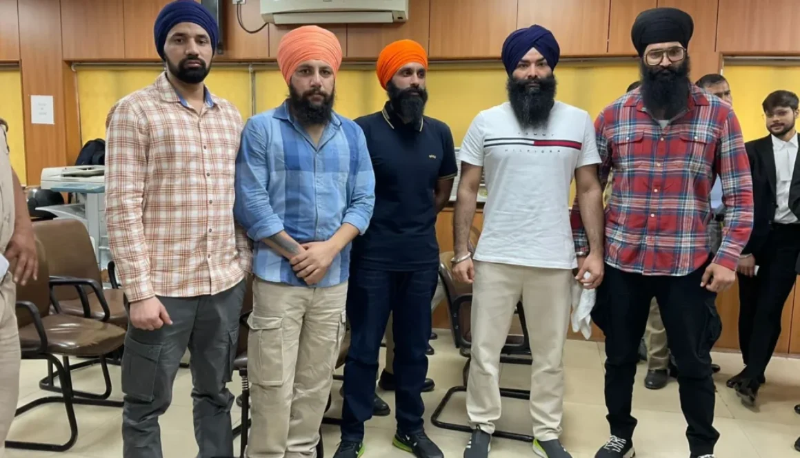 Jaggi Johal, Bagga and Others Produced in Court Under Heavy Security