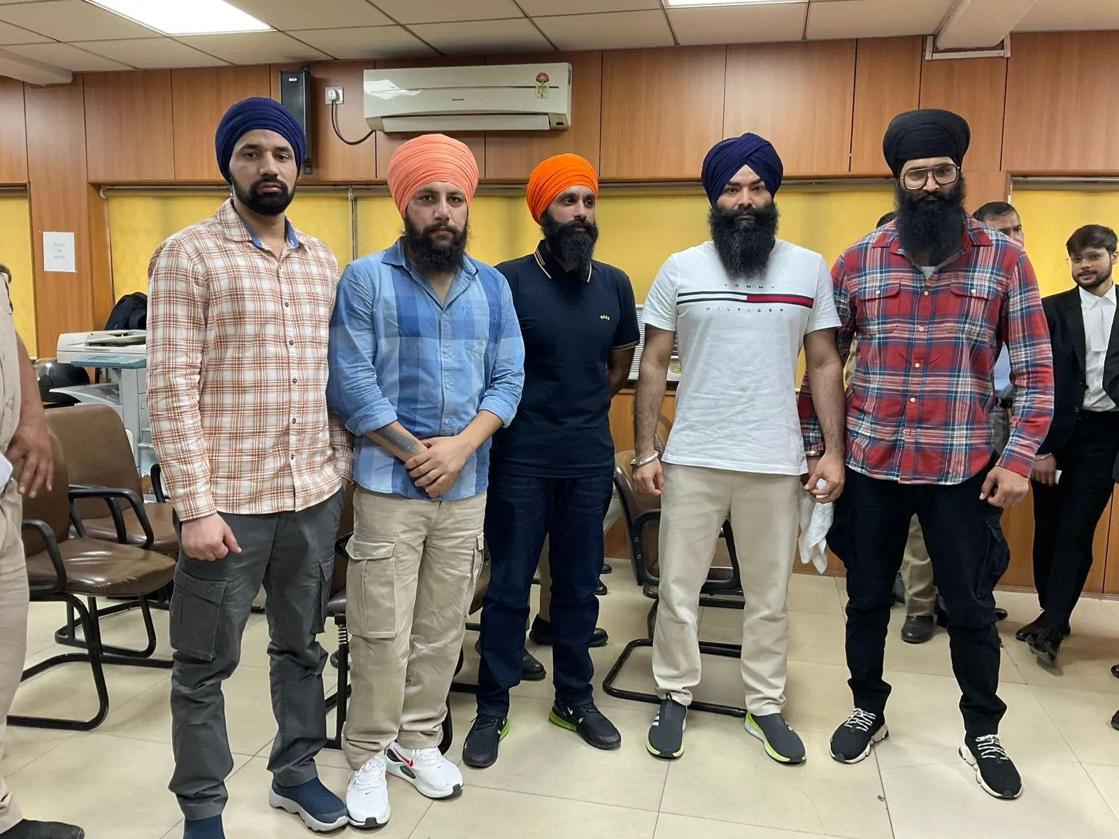 Jaggi Johal, Bagga and Others Produced in Court Under Heavy Security