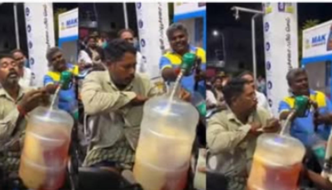 Tamil Nadu petrol pump licence suspended viral video